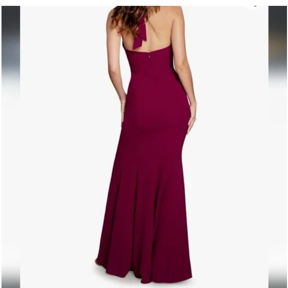 Dress the Population Backless Plum Gown - Picture 13 of 14